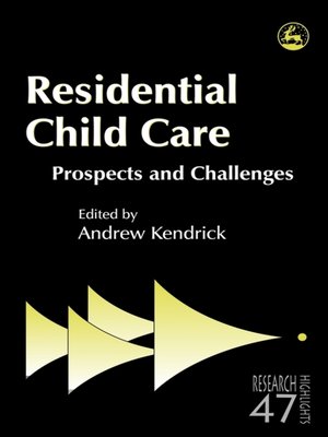 cover image of Residential Child Care